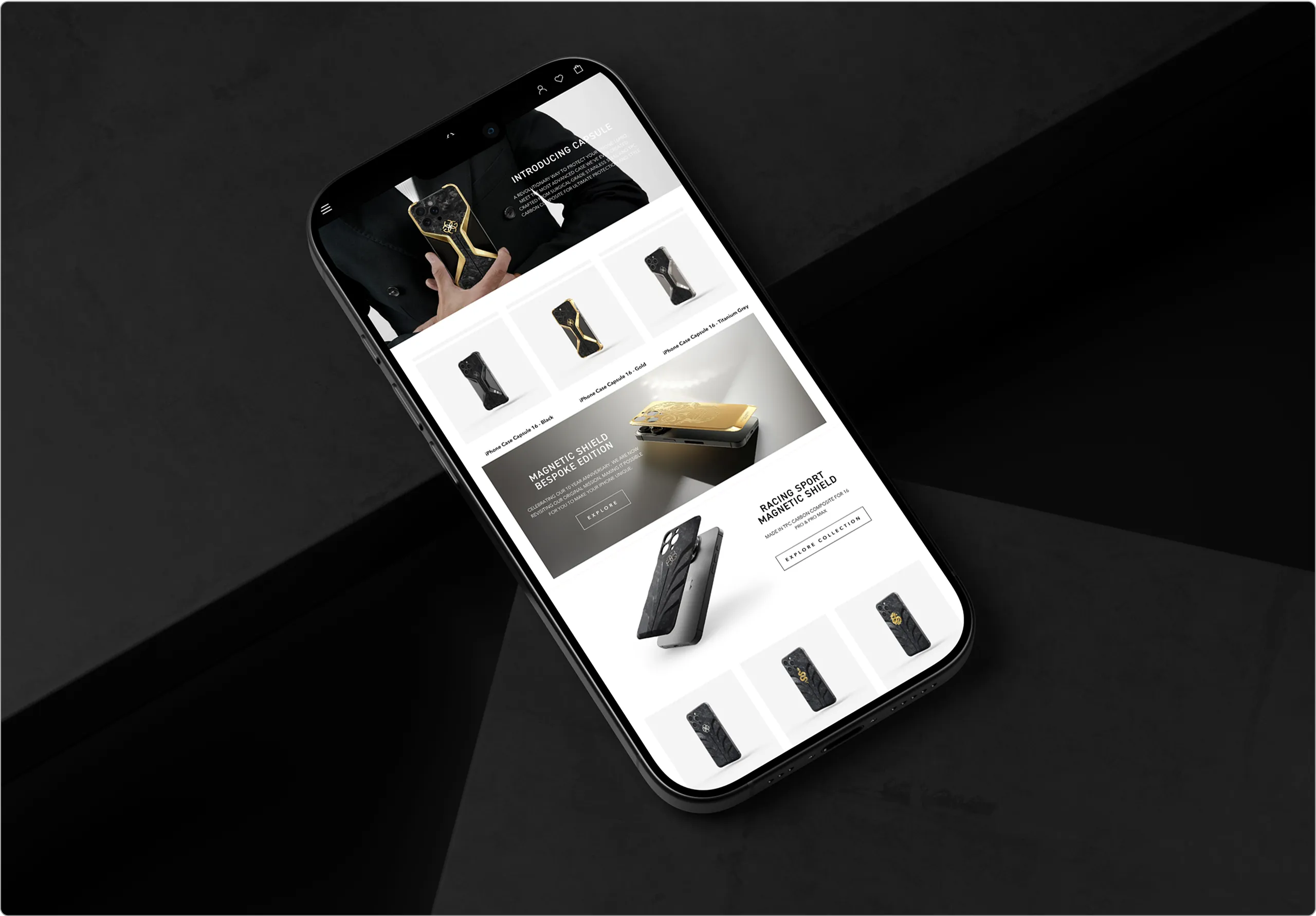 Golden Concept Mobile Experience