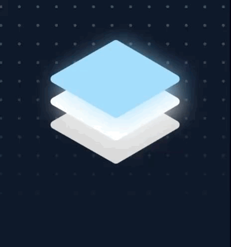 White cream geometric shape